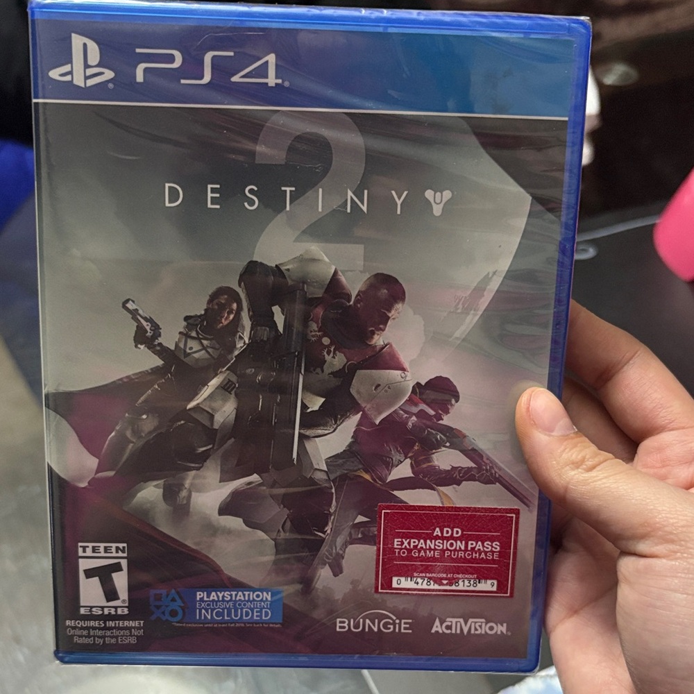 Sony PS4 Destiny 2 - Blue and Gray Cover